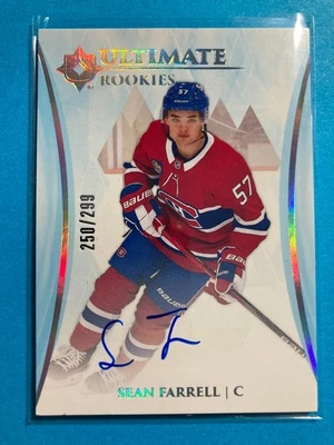 2023-24 Ultimate Collection #111 Sean Farrell AU RC 250/299 - Image 1 of 2