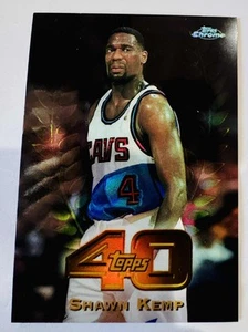 Shawn Kemp 1997-98 Topps Chrome Topps 40 Insert Refractor - Picture 1 of 1