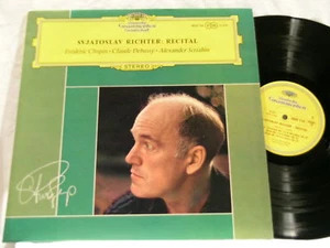 SVIATOSLAV RICHTER Recital Chopin Scriabin Debussy DG LP - Imagen 1 de 1