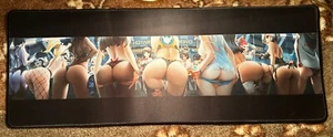 Overwatch Gaming Desk Desktop Keyboard Mat Pad 31” x 12” Waifu Anime - Picture 1 of 1