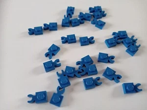 Placa Lego, 4085d Modificada 1 x 1 con Clip O Abierto Azul x 27 Piezas 6352221 Totalmente Nueva - Imagen 1 de 7