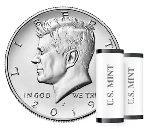 2019 P&D KENNEDY HALF DOLLAR Set (2 COIN SET) Brilliant Uncirculated Quality! - Picture 1 of 2