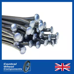 Stainless Spoke Set Norton Full Width Hub F or R (18') Commando/Atlas/Dominator - Picture 1 of 2