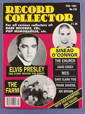 RECORD COLLECTOR Magazine - FEB 1991 No.138, ELVIS PRESLEY - SINEAD O'CONNOR - Image 1 of 4