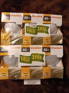 6 Soft White Sylvania 40W Vanity G25 Globes Made in USA - Picture 1 of 3