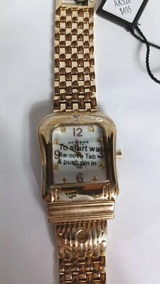 AKRIBOS XXIV Women's Watch AK528YG Diamond dial Gold Band NWT, Originally $495! - Image 1 of 4