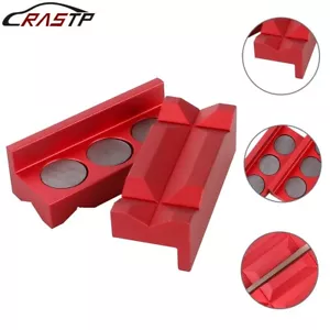 Vise Jaw Protective Inserts Tool with Magnetic Aluminum for AN Fittings Assembly - Picture 1 of 11