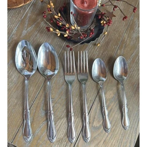 Rogers Co Stainless Flatware Replacement Pieces Set Of 6 - Picture 1 of 6