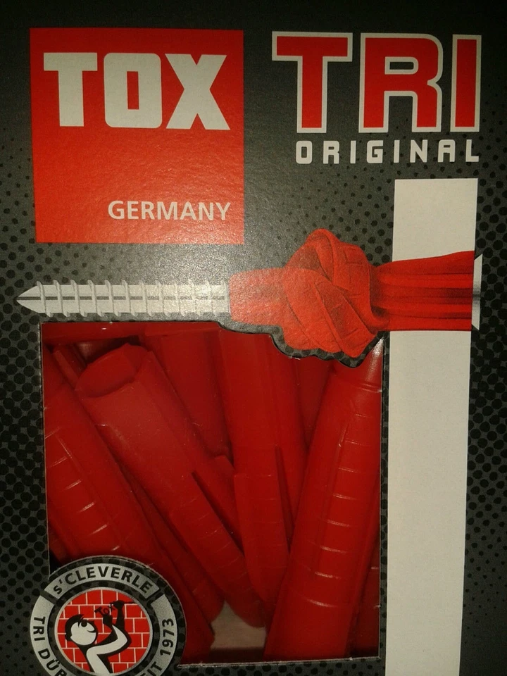 Tox Tri Dübel Original Allzweckdübel Universaldübel 5/31 bis 14/75