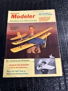 JUNE 1960 AMERICAN MODELER airplane model magazine - Imagen 1 de 1