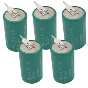 5pcs 3V 950mAh CR1/2AA Non-rechargeable Battery with Soldered Feet Brand New - Picture 1 of 7