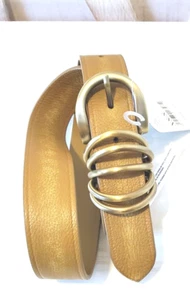 Free People Brown Leather Belt S/SX 28.5 In. - Picture 1 of 8