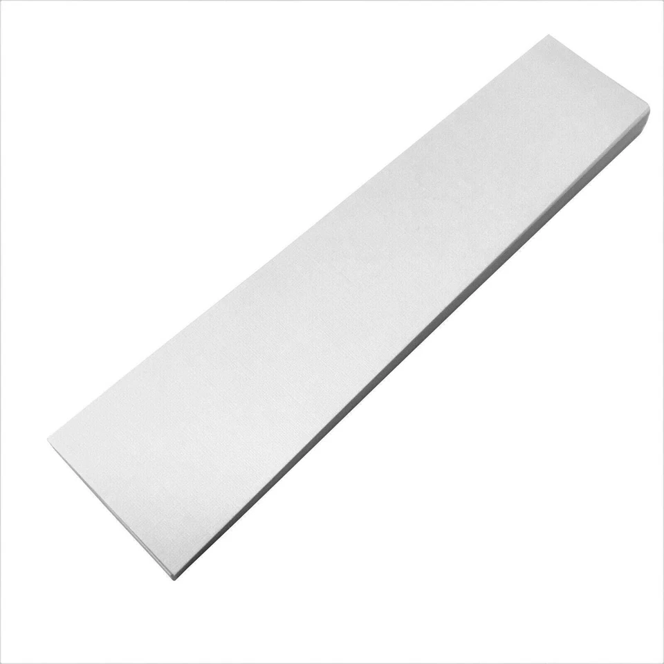 40 Linen White Card Bookmark Blanks. 210mm x 44mm, 255gsm. Crafts DIY Making