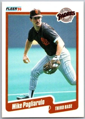 1990 Fleer - #163 Mike Pagliarulo - Image 1 of 2