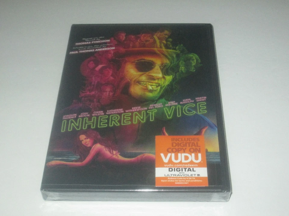 Inherent Vice DVD The Movie Joaquin Phoenix Josh Brolin Owen Wilson 2014