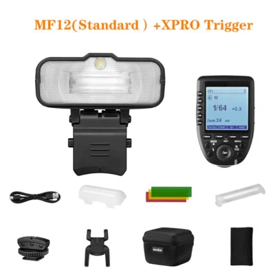 Godox MF12 Makro Mini Flash TTL Flash+für Makro aufnahmen+Xpro Transmitter - Bild 1 von 4