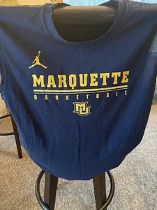Marquette, Golden Eagles, Nike Basketball, Sleeveless T-Shirt Large L Dri fit - Picture 1 of 5