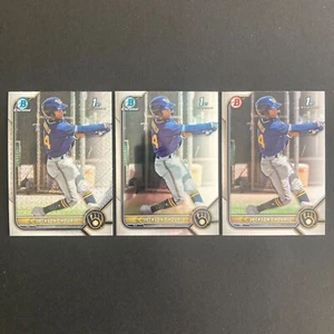 Jackson Chourio 2022 Bowman Chrome Prospects Mojo BCP-79 1st Card BP-79 Brewers - Picture 1 of 9