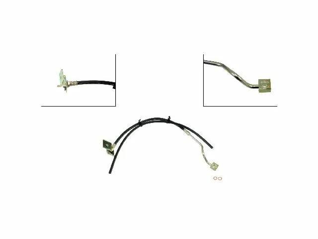 Manguera de freno delantera izquierda para Ford F350 Super Duty 1999-2004 2001 2003 2000 M165ZX Foto 1 de 1