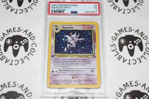 Haunter #6/62 - 1st Edition - PSA 3 - Pokemon TCG Fossil Holo - Picture 1 of 3