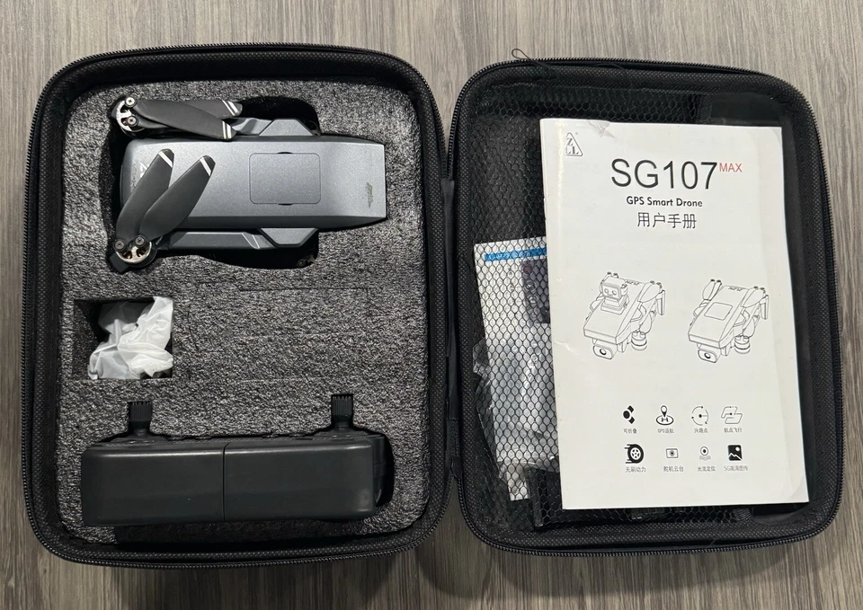 SG-107 Drone SCOUT AV, 6 axis gyro, ControlleR & Case maViC OpenBox - Image 1 of 1