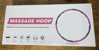 Masaje acolchado plegable con peso de 2,5 libras HULA HOOP ejercicio físico nuevo en caja Foto 1 de 4