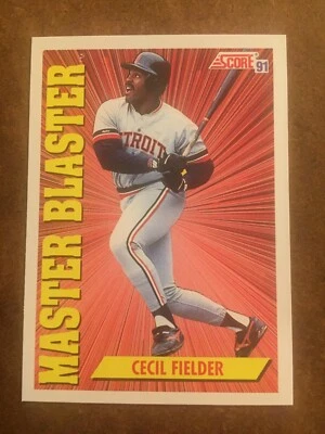Cecil Fielder 693 Master Blaster Score 1991 MLB Baseball Trading Card - Image 1 of 2