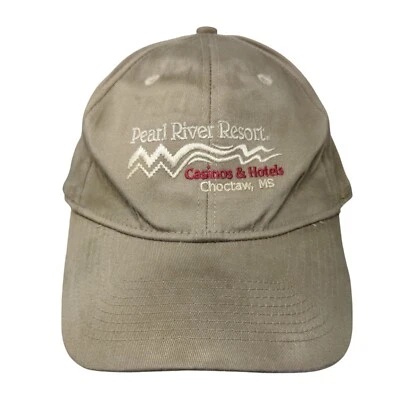 Pearl River Resort Casinos & Hotels Choctaw Ms Fitted Hat Tan M/L Antigua - Image 1 of 4