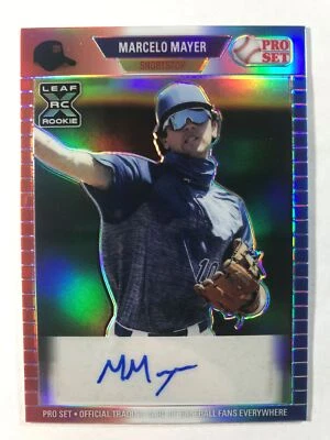 2021 Pro Set Metal RWB Auto Marcelo Mayer XRC - Red Sox 2/6 - Image 1 of 2