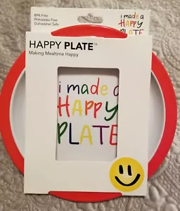 Pacidoodle "I made a HAPPY PLATE" 8 1/2" Teller BPA frei - Bild 1 von 2