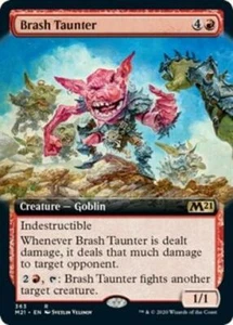 MTG - (Extended Art) BRASH TAUNTER - M21/Core Set 2021 (R) - Bild 1 von 1