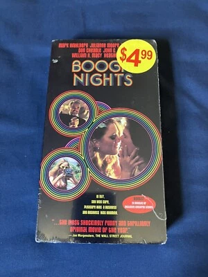 NEW Boogie Nights VHS (1999, New Line) SEALED Extra Footage Wahlberg - Image 1 of 3