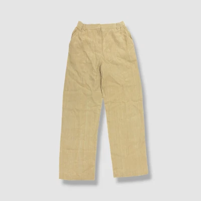 Pantalones para mujer The Row beige de pierna recta talla 6 Foto 1 de 4