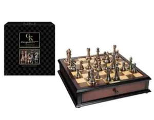 Kasparov Grandmaster Chess Set Silver and Bronze Collectors Luxury Edition - Picture 1 of 6