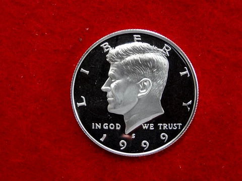 1999 S  KENNEDY PROOF 90% SILVER  HALF DOLLAR    REDUCED PRICE    ITEM #64 Cover