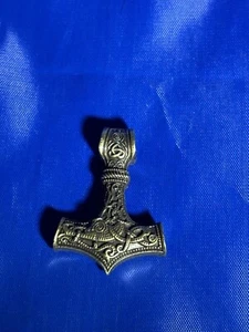 Stainless Steel Viking Thor’s Hammer Pendant – 28.36g – Norse Mythology Design - Picture 1 of 9