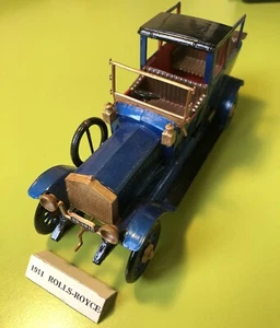 Modellino auto d'epoca anni 60' Rolls-Royce (1911) - AIRFIX (Made in England) - Foto 1 di 8