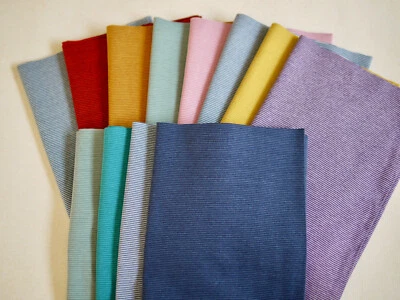 Stoffpaket Ringelbündchen Bündchenstrick dünn gestreifter Bündchenstoff Bündchen - Bild 1 von 4