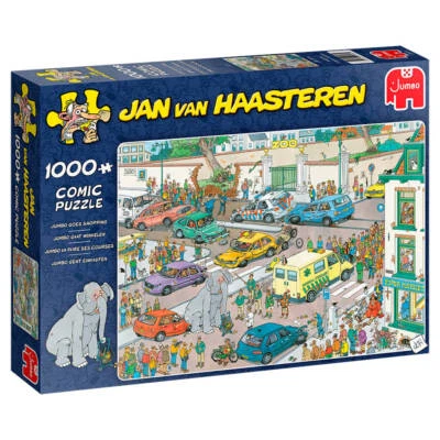 JUMBO SPIELE Jumbo 20028 Jan van Haasteren Jumbo geht einkaufen 1000 Teile Puzzle