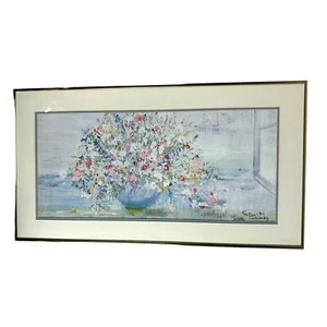 Nantucket Wildflowers by Dorothy Palmer Large Artist Proof Signed Floral bouquet - Picture 1 of 11