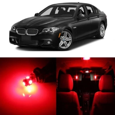 17 x Paquete de luces interiores LED rojas para BMW Serie 5 M5 F10 2011-2016 + HERRAMIENTA Foto 1 de 4