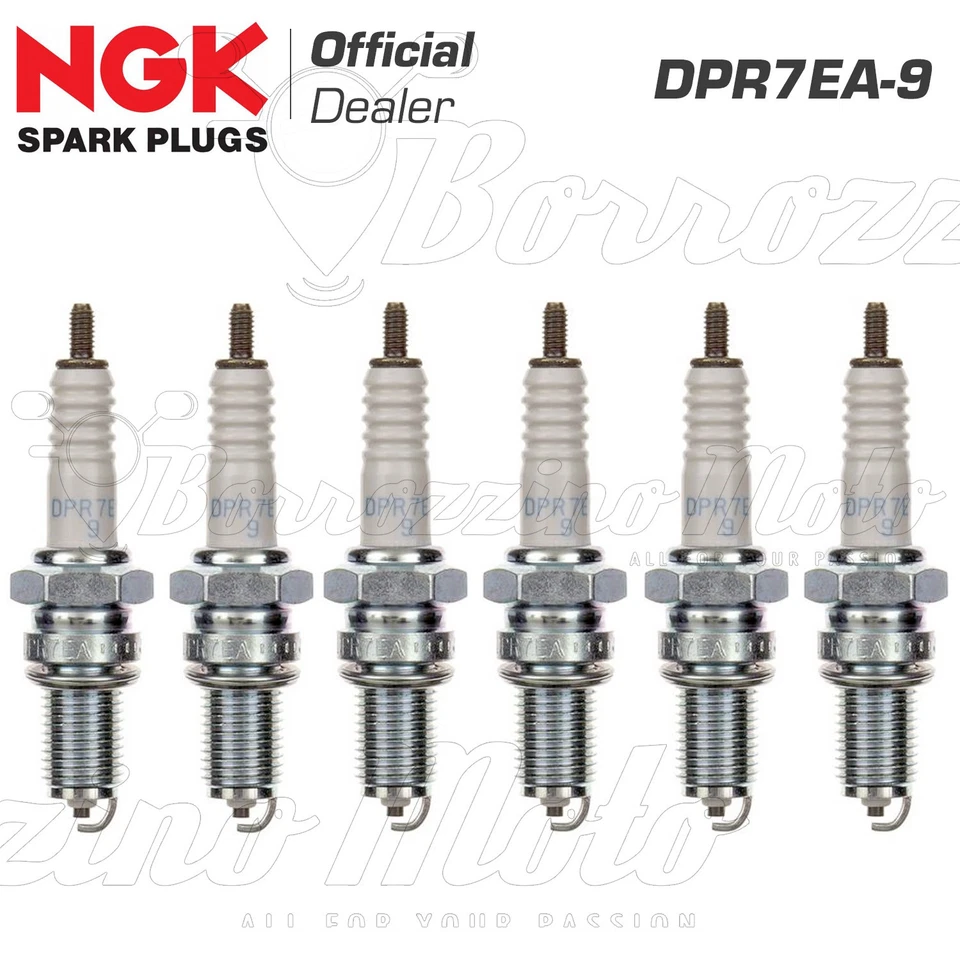 6 CANDELE NGK DPR7EA-9 HONDA F6C VALKYRIE 1500 1996 Foto 1 de 1