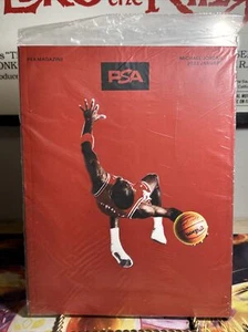 PSA Magazine Michael Jordan Red Cover Sealed January 2023 Chicago Bulls - Picture 1 of 3