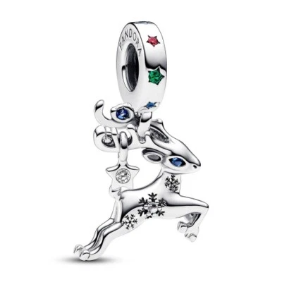 Weihnachtszauber Rentier  PANDORA Charm-Anhänger 792826C01 - Bild 1 von 4