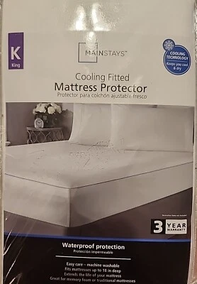 Protector de colchón MainStays Cooling Fitted King Foto 1 de 4