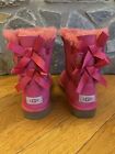 UGG Bailey bow II boots hot pink fusia women's 5