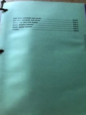 Vintage original repair and times￼Porsche 924/924 turbo suggested repair times Foto 1 de 4