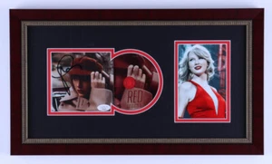 Exclusivo Taylor Swift-Red Target, vinilo 4 rojo LP + rojo firmado 11x19 enmarcado personalizado - Imagen 1 de 10