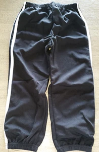 boys NEW nwot ACTIVE WEAR PANTS white stripes 6 YEARS CUTE! STRETCH WAIST - Picture 1 of 1