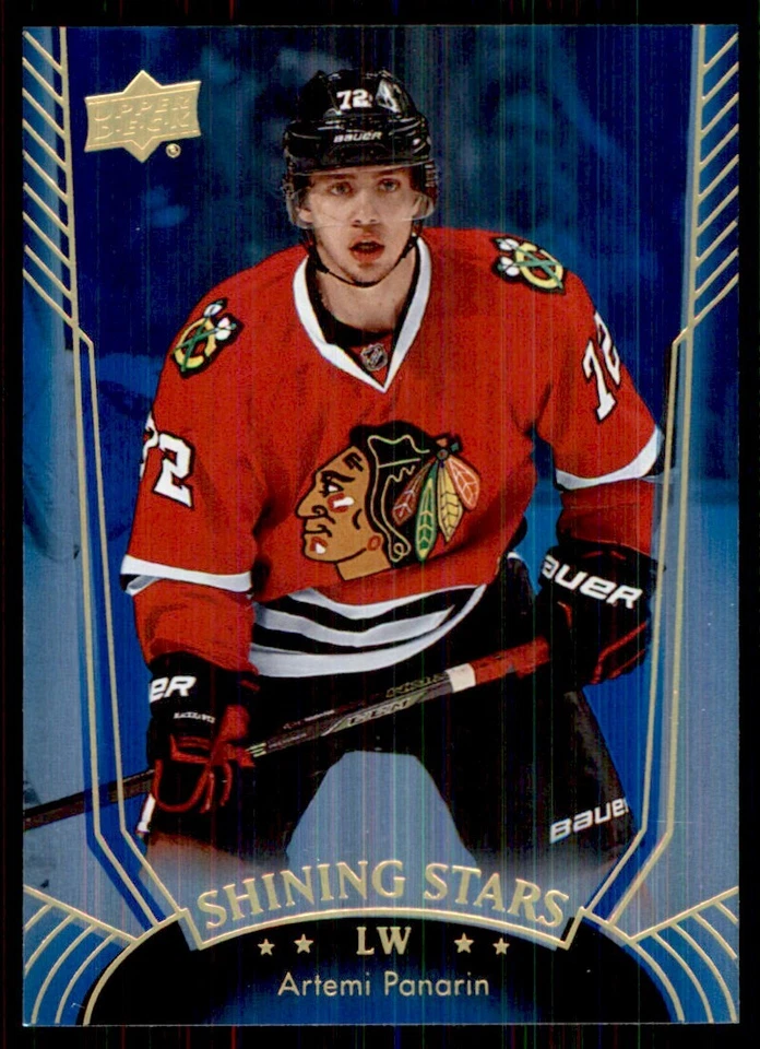 2016-17 Upper Deck Shining Stars Blue Artemi Panarin Chicago Blackhawks #SS-32 - Image 1 of 2